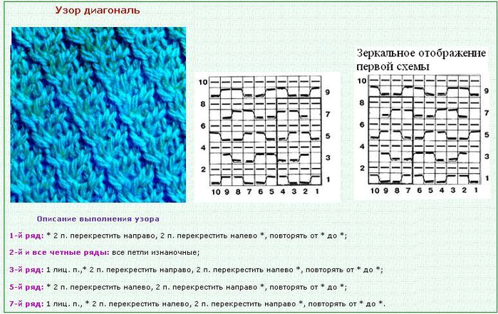 Джемпер-8 схема 1 Франзузская диагональ (700x441, 376Kb)