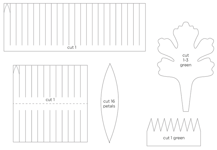 Осенние цветы из гофрированной бумаги. Шаблоны для распечатки (1) (700x483, 44Kb)