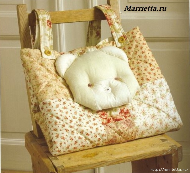 Пеленальный коврик - сумочка для малыша. Шьем сами (1) (606x551, 194Kb)