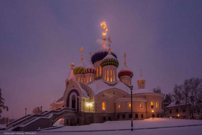 Зимний храм в Переделкино