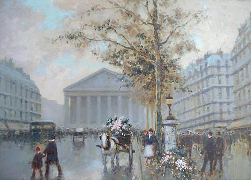 Parisian Street Scene (508x366, 178Kb)