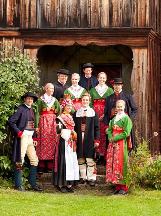 Национальный костюм в швеции