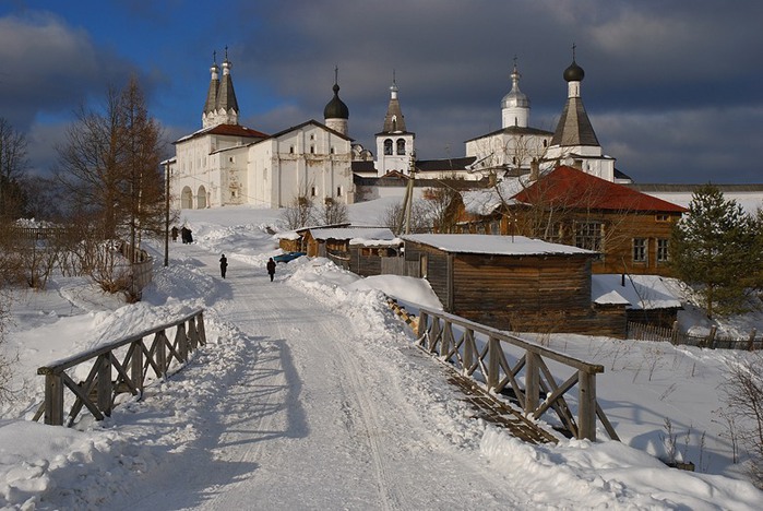 Кирилло Белозерский монастырь зима