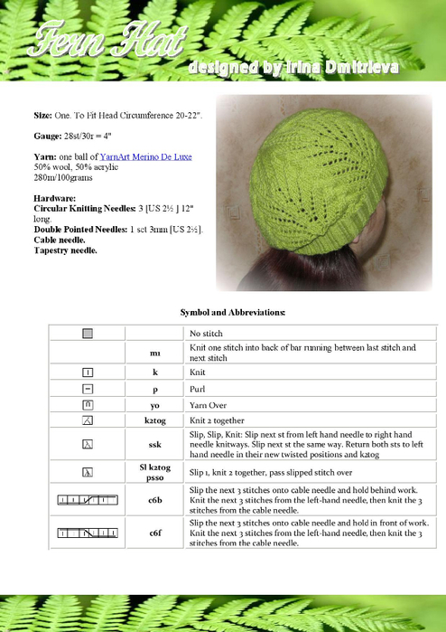 Irina Dmitrieva - Fern Hat (k)-page-001 (494x700, 254Kb)