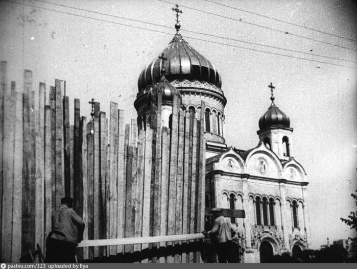 храм христа спасителя до сноса фото