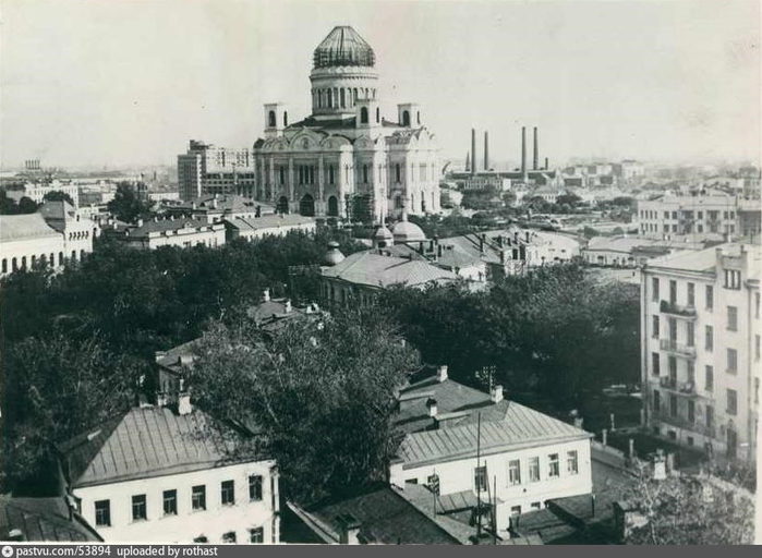 храм христа спасителя до сноса фото