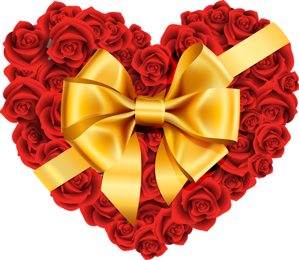 3350917_Large_Rose_Heart_with_Gold_Bow_PNG_Clipart (600x521, 355Kb)