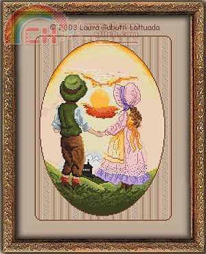 Passione Ricamo CY05 Country Sunset (300x370, 112Kb)