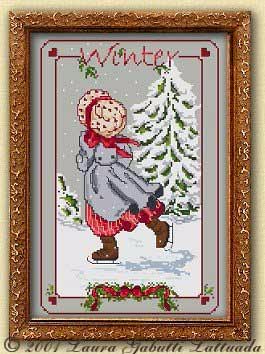 Passione Ricamo CY04 Country Winter (265x354, 116Kb)