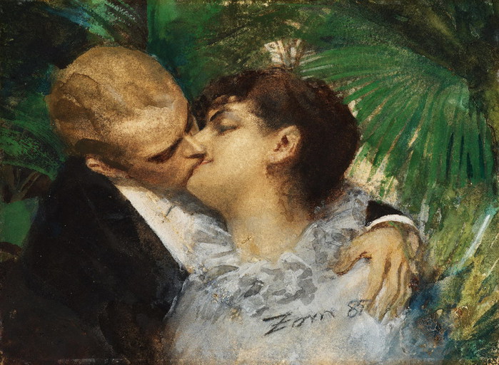 Anders Zorn  1860-1920  The Embrace  1885 (700x512, 124Kb)