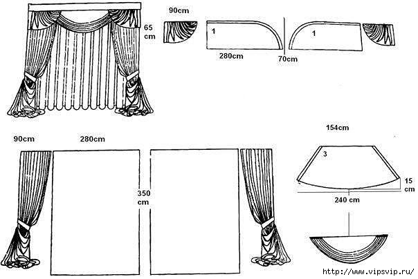 Выкройки штор с ламбрекеном 5 (604x404, 97Kb)