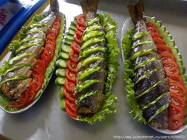 Украшение салатов, вкусных рецептов с фото Алимеро