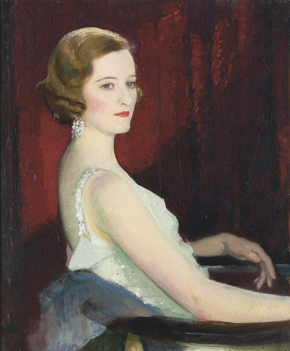 George_Spencer_Watson_(1869-1934)_-_Portrait_of_Miss_Beaton (579x700, 427Kb)