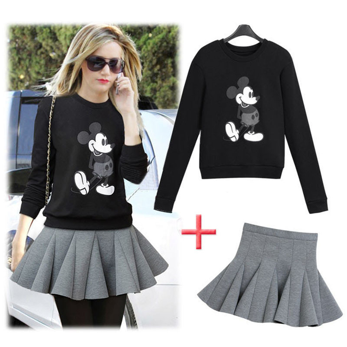 Hot-2014-Women-clothing-2-piece-set-Mickey-Mouse-suit-sweatshirt-and-mini-skirt-2014-tracksuits (700x700, 282Kb)