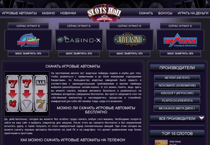 Игровые автоматы рейтинг сайтов casinodb5