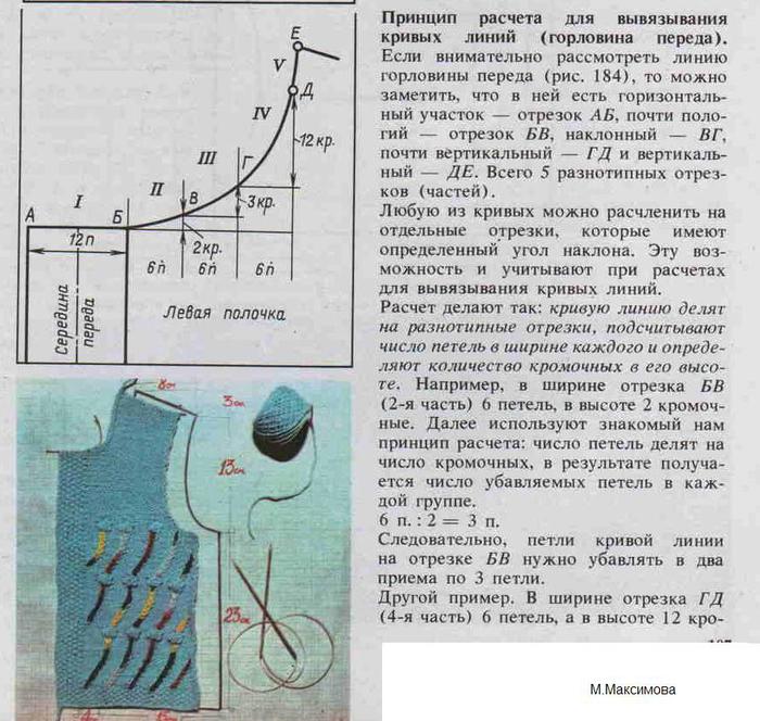 Круглый ВЫРЕЗ ГОРЛОВИНЫ. ГОРЛОВИНА Часть 2. Вязание спицами # 51 — Video