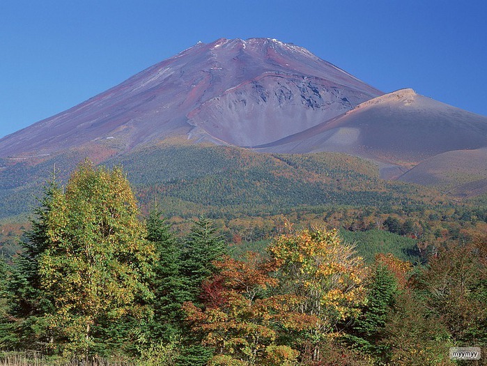 Величественный символ Японии - гора Фудзи 36