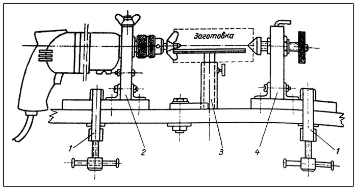 Токарный станок из дрели своими руками: чертежи, фото, видео