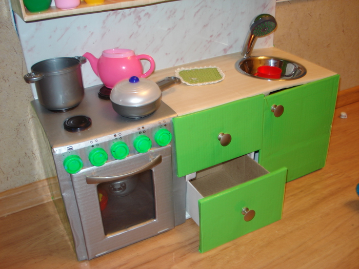 МК. Детский кухонный гарнитур (много фото)