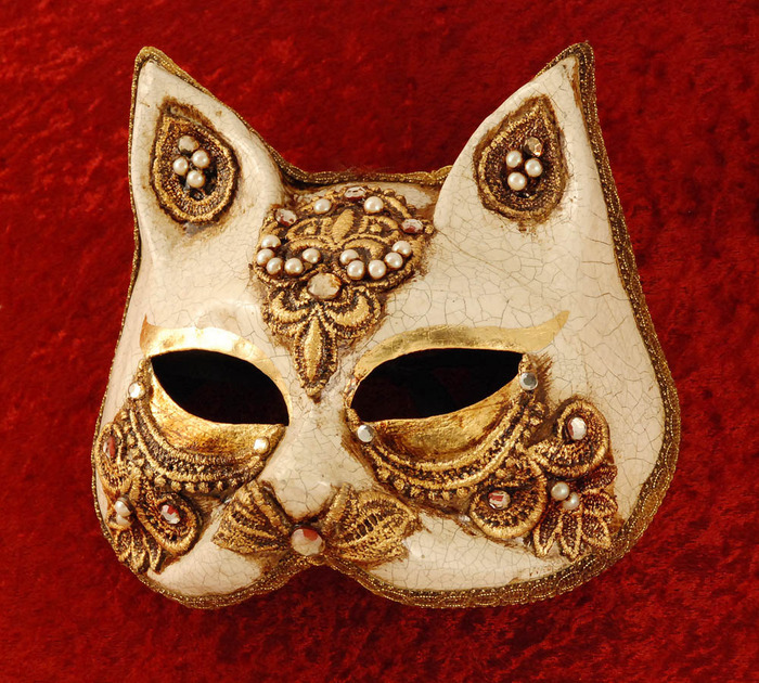 Кот венецианская маска