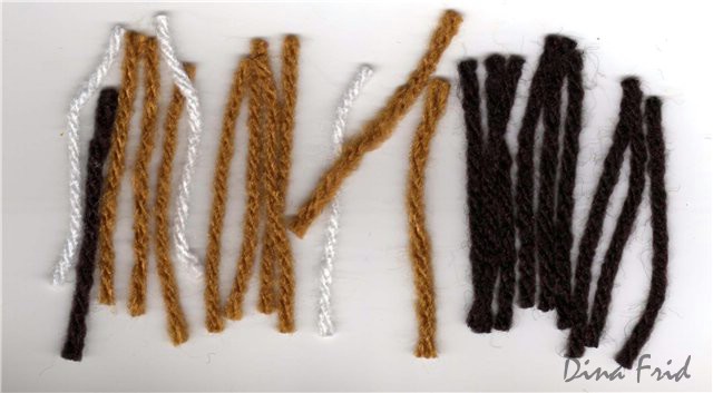 специальный крючок для ткания ковра и схема завязывания им узелка на ковровой канве