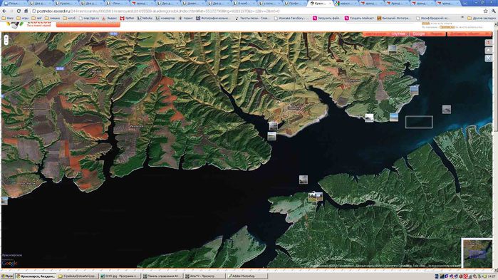 Карта красноярского моря