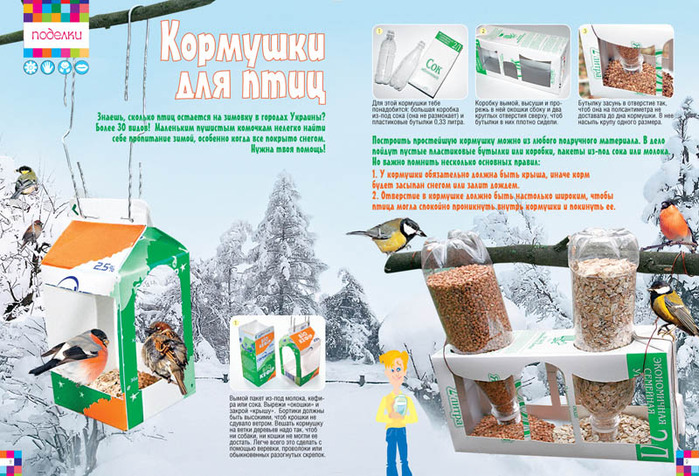 Проект подкормка птиц зимой