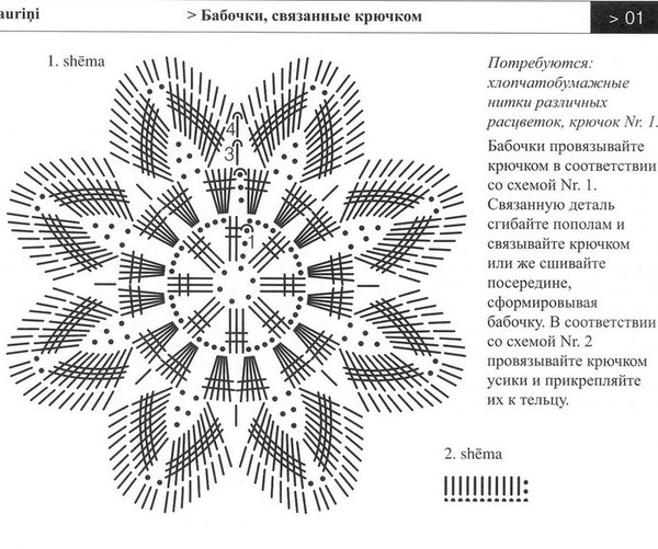 Вяжем бубу крючком схема