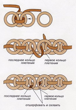 Плетение кольчуги 6 в 1 схема