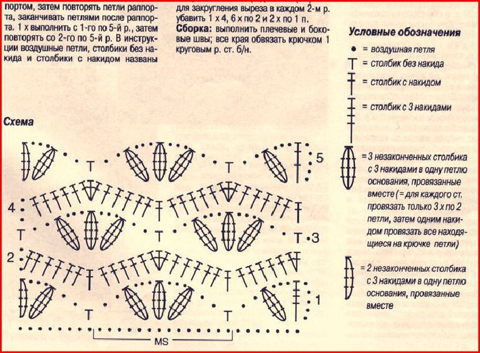 Волны крючком схемы с описанием