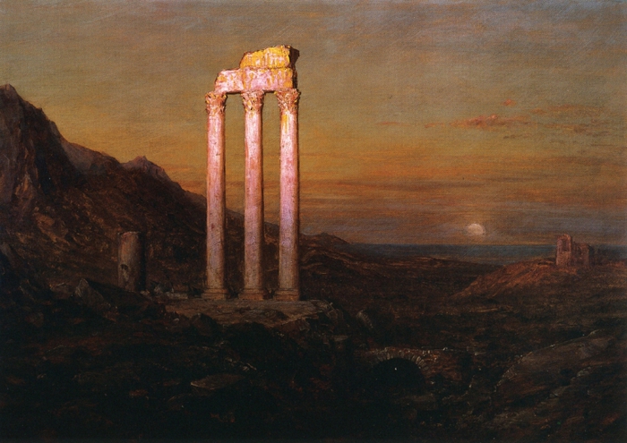 Frederic_Edwin_Church_(1826-1900)Moonrise _1889 Santa Barbara Museum of Art (700x495, 252Kb)