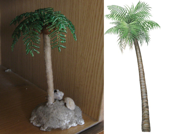 Красивая и простая поделка: пальма: пошаговый мастер-класс с фото