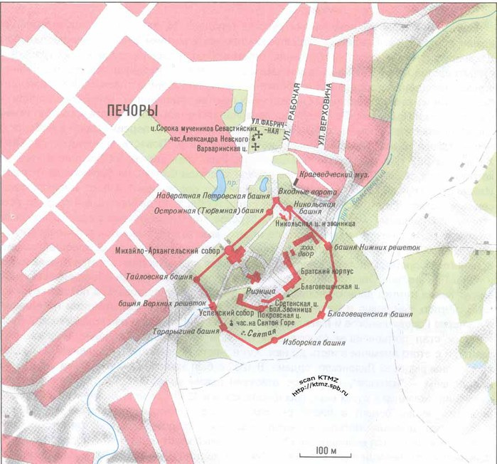 Псковская область изборск карта