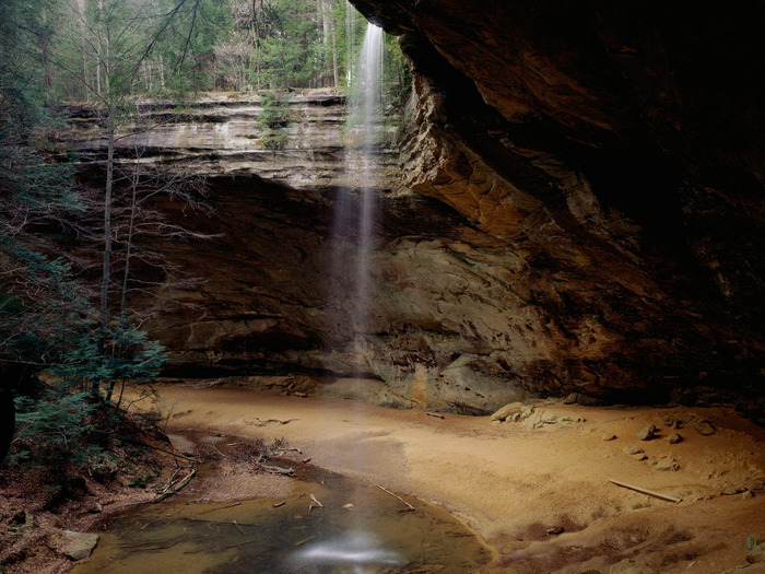 Ash Cave, Hocking Hills State Park, Ohio - 1600x (700x525, 154Kb)