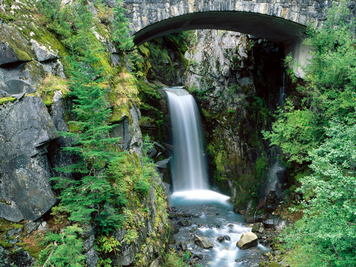 Christine Falls, Mount Rainier National Park, Wa (700x525, 252Kb)