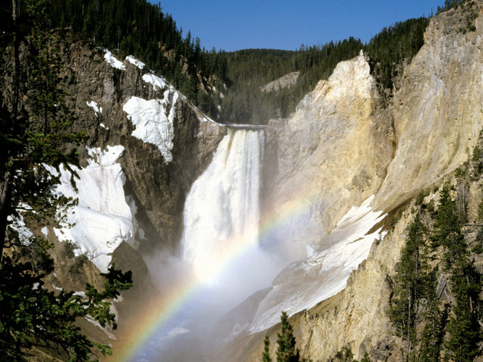 Colors, Lower Falls, Yellowstone National Park,  (700x525, 173Kb)