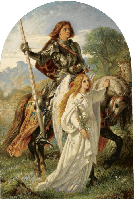  SIR GALAHAD AND THE ANGEL (471x700, 307Kb)