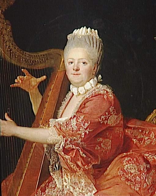 Madame Victoire playing harp, in 1773, by Aubry Etienne (1) (510x640, 56Kb)