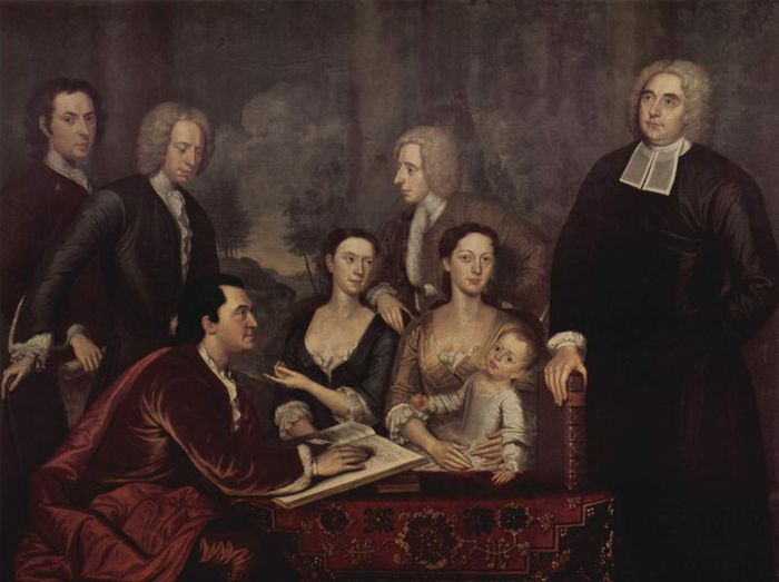John_Smibert 1688-1751_Dean Berkely and His Entourage) 1728-1739 (700x523, 44Kb)