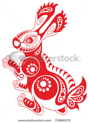 stock-vector-chinese-horoscope-year-of-the-rabbit-70966570 (342x470, 85Kb)