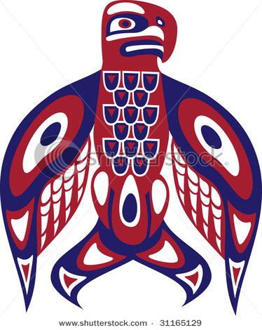 stock-vector-bird-north-american-indian-art-stylization-31165129 (374x470, 86Kb)