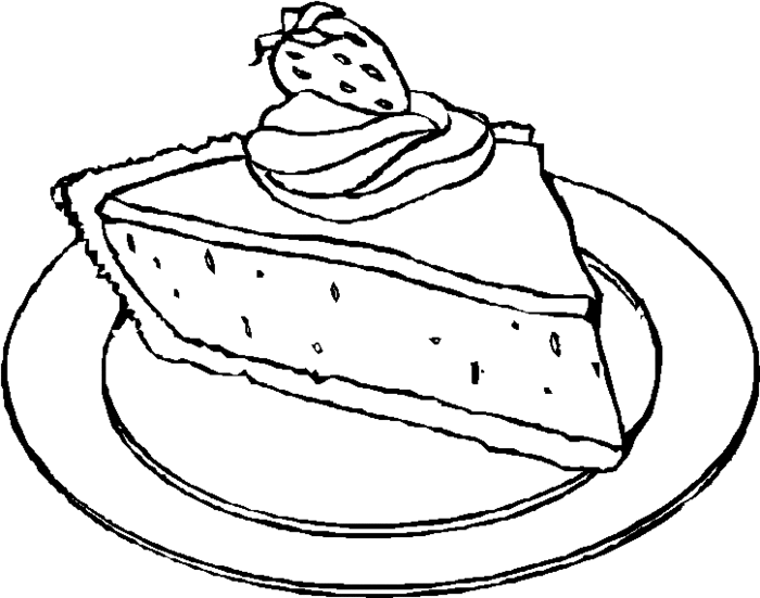 Кусочек пирога рисунок