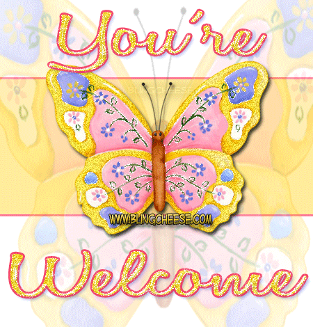 0_your_welcome_butterfly_glitter (450x470, 310Kb)