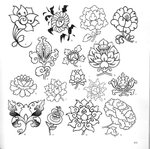  4000 motifs de fleurs et de plantes (81) (700x697, 125Kb)