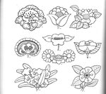  4000 motifs de fleurs et de plantes (94) (700x625, 100Kb)