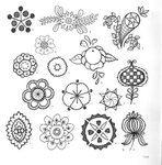  4000 motifs de fleurs et de plantes (127) (692x700, 116Kb)