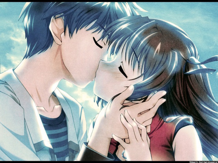 Romance anime where they kiss