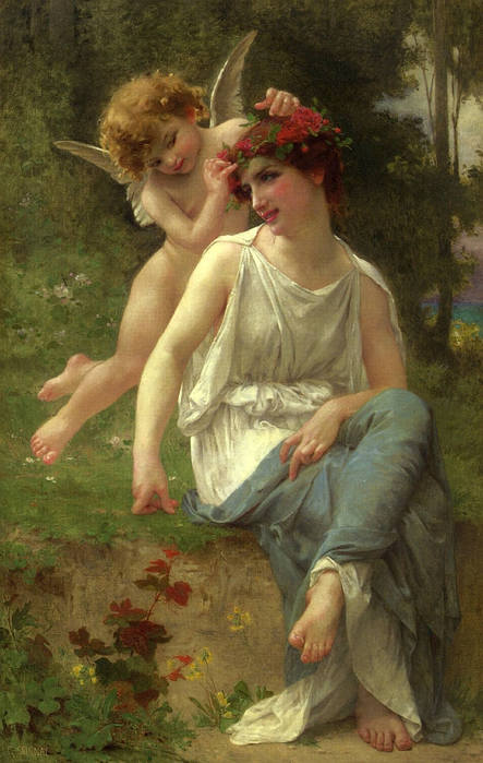 Cupid Adorning a Young Maiden (443x700, 55Kb)
