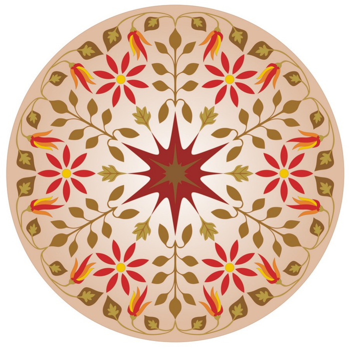 Round_floral_ornament_pattern (699x700, 463Kb)