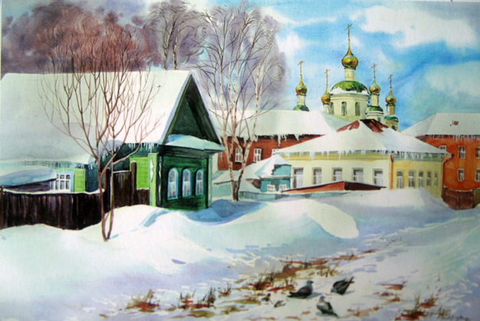 Картины города углича